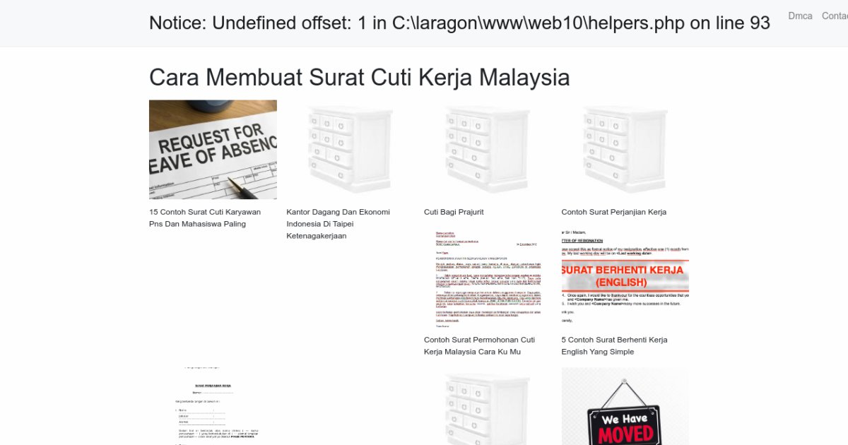 Cara Membuat Surat Cuti Kerja Malaysia