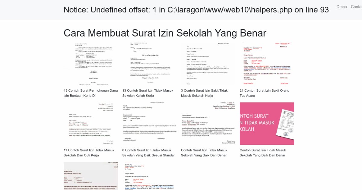 Cara Membuat Surat Izin Sekolah Yang Benar 