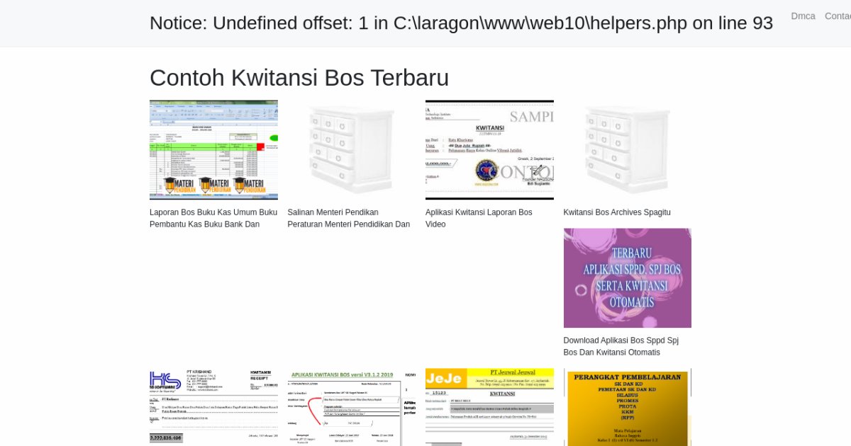 Contoh Kwitansi Bos Terbaru