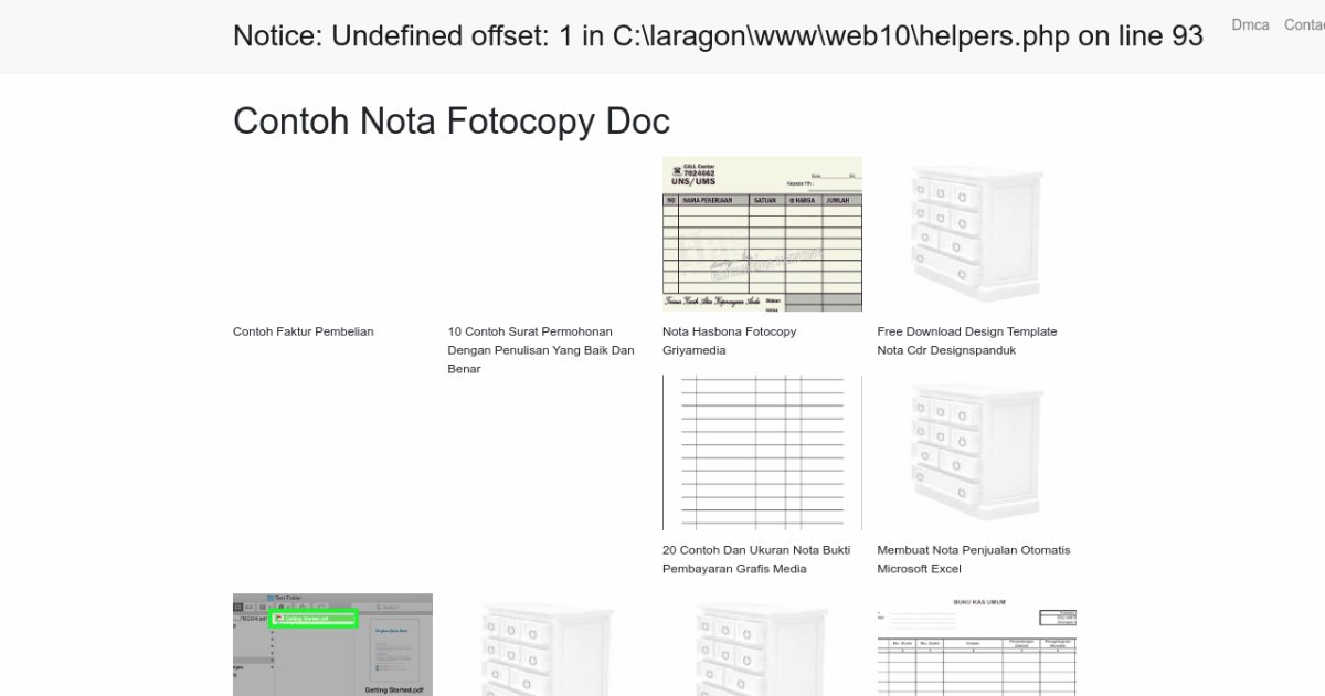 Contoh Nota Fotocopy Doc 5150