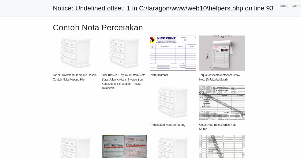 Contoh Nota Percetakan Hot Sex Picture