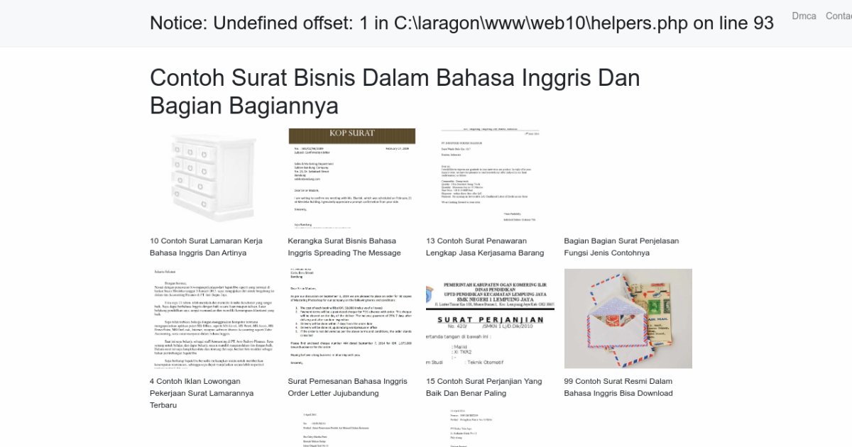 Contoh Surat Bisnis Dalam Bahasa Inggris Dan Bagian Bagiannya