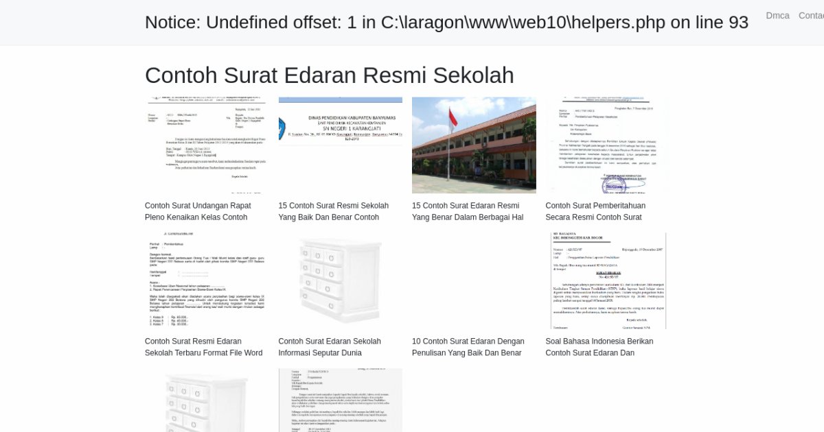 Contoh Surat Edaran Resmi Sekolah