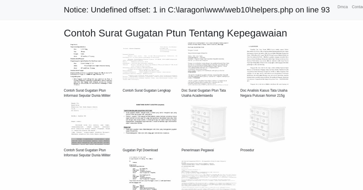 Contoh Surat Gugatan Ptun Tentang Kepegawaian