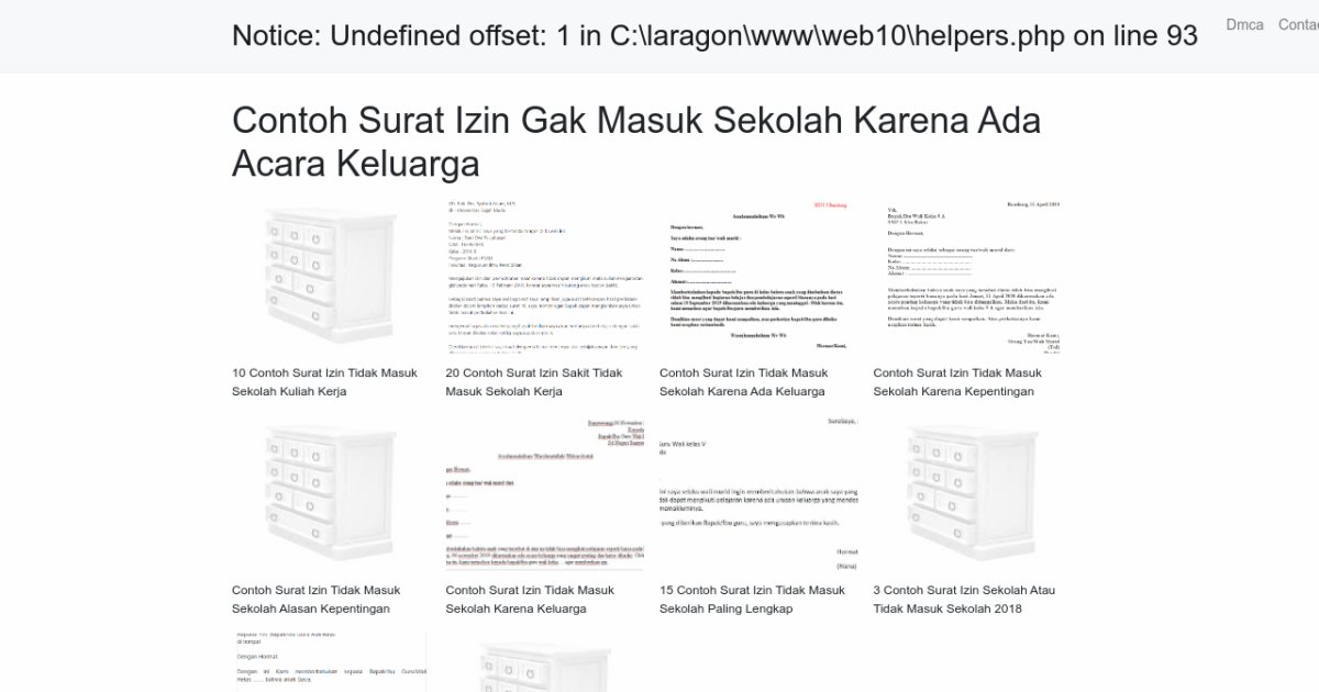 Contoh Surat Izin Gak Masuk Sekolah Karena Ada Acara Keluarga 