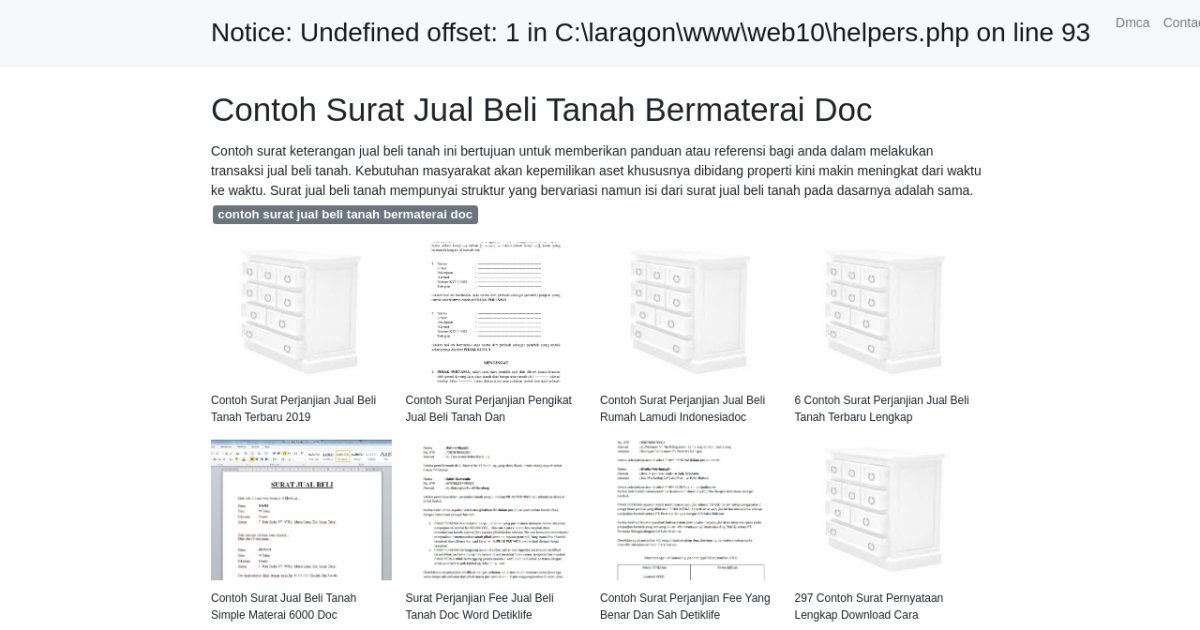 Contoh Surat Jual Beli Tanah Bermaterai Doc