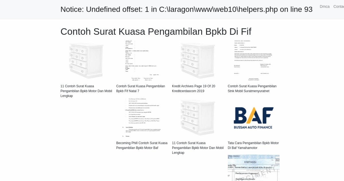 Contoh Surat Kuasa Pengambilan Bpkb Di Fif