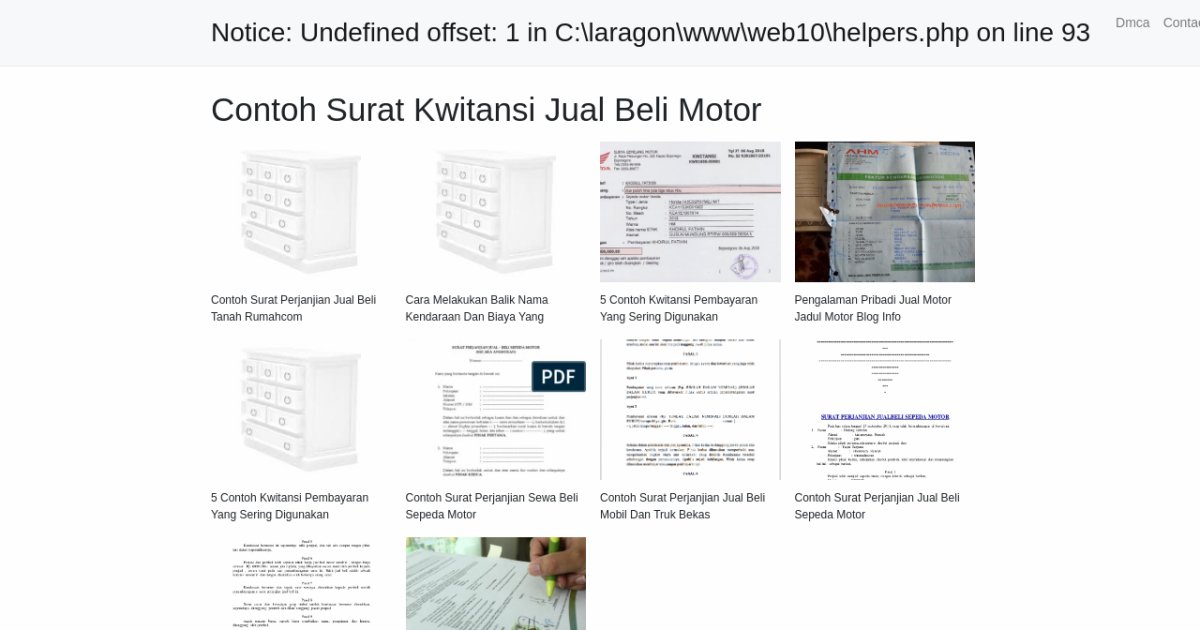 Contoh Surat Kwitansi Jual Beli Motor