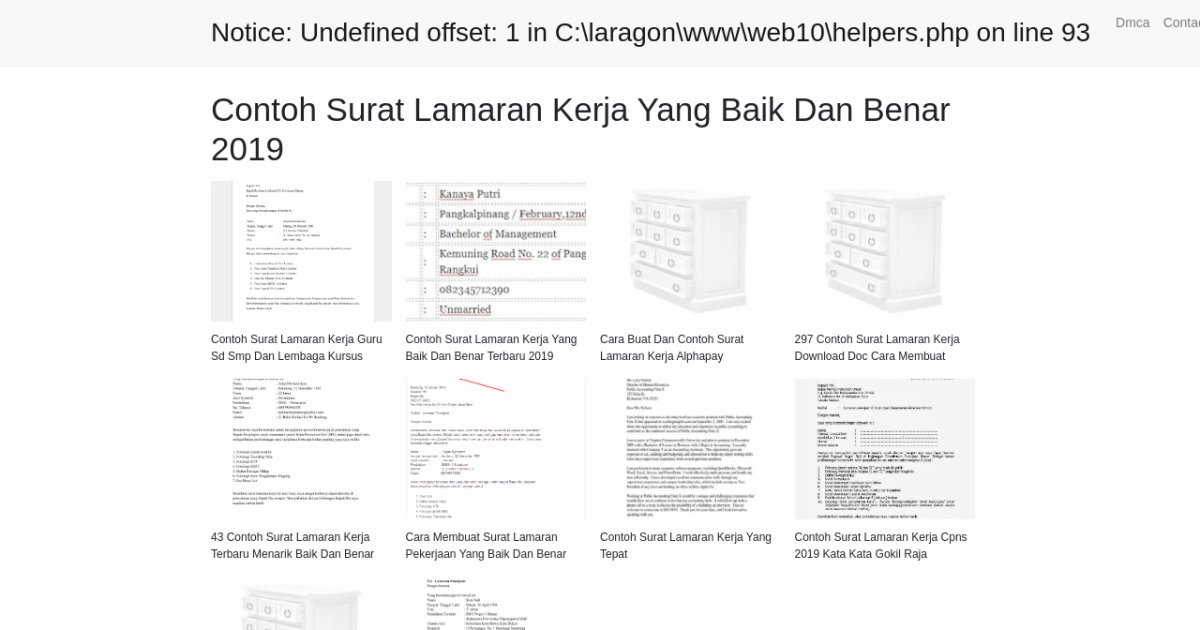 Contoh Surat Lamaran Kerja Yang Baik Dan Benar 2019