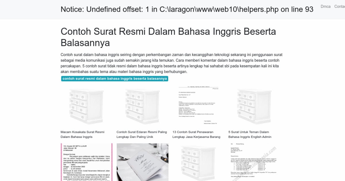 Contoh Surat Resmi Dalam Bahasa Inggris Beserta Balasannya