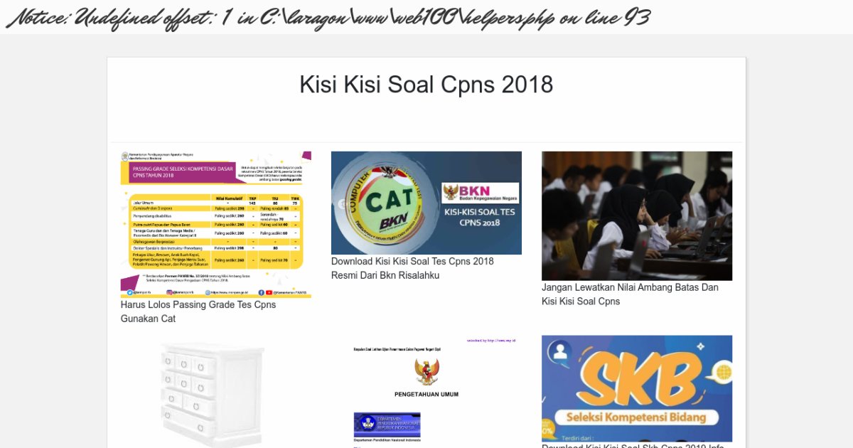 Kisi Kisi Soal Cpns 2018