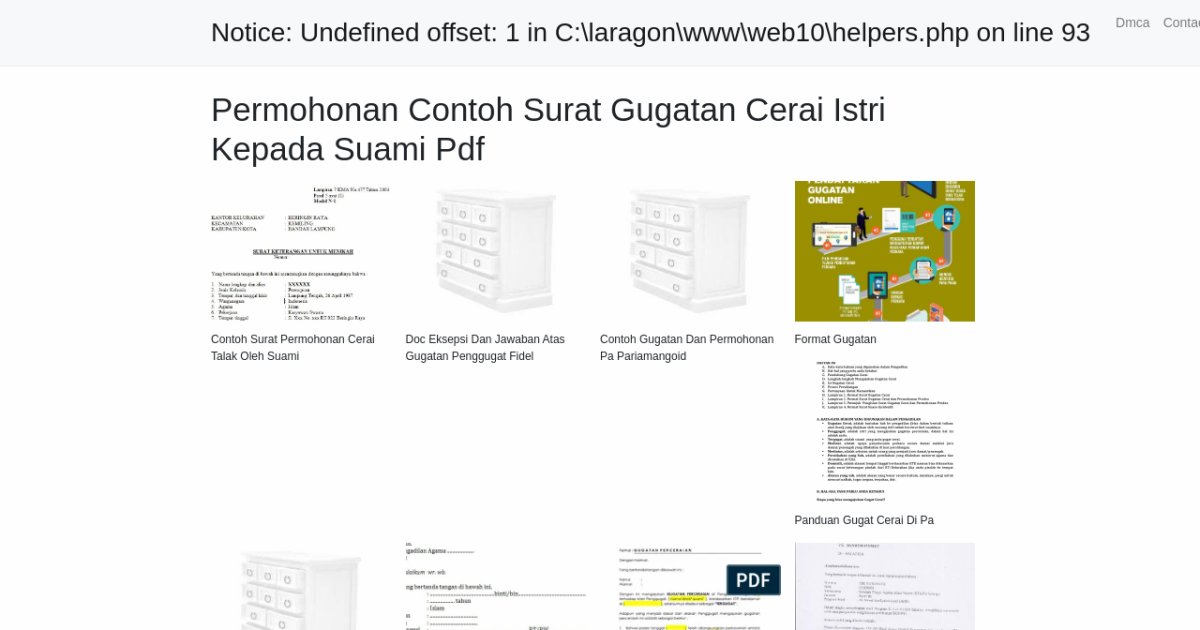 Permohonan Contoh Surat Gugatan Cerai Istri Kepada Suami Pdf