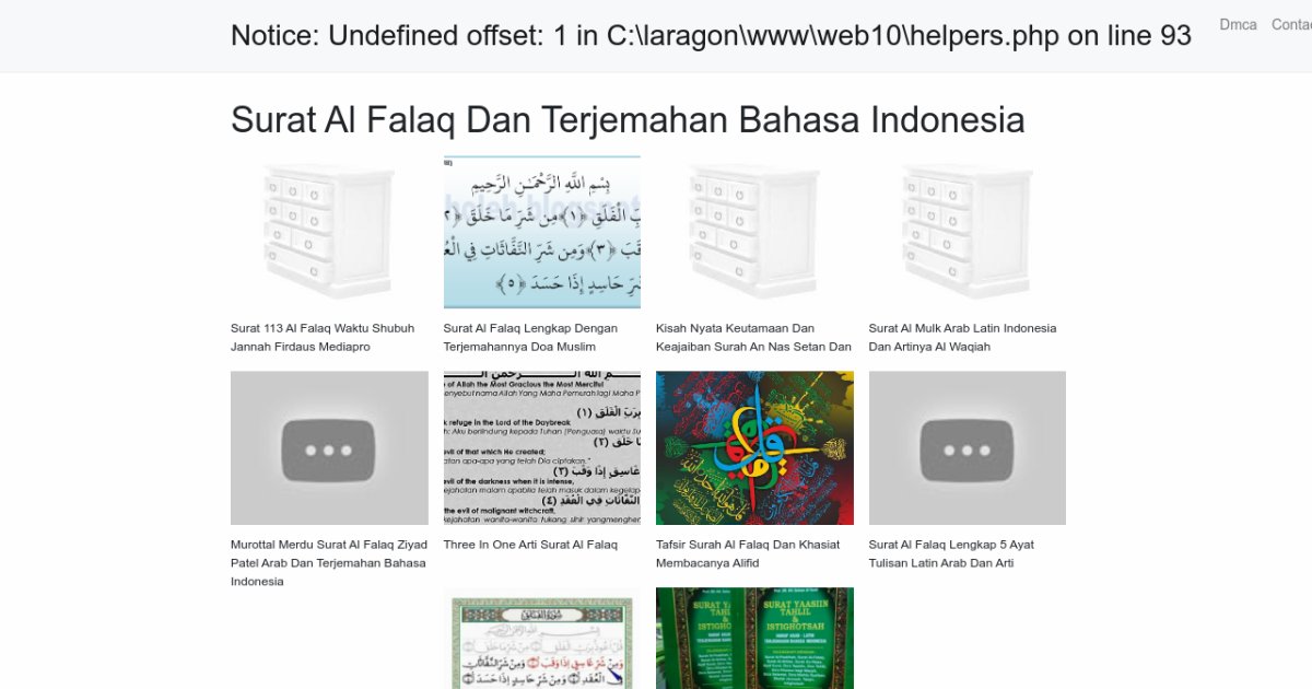 Surat Al Falaq Dan Terjemahan Bahasa Indonesia 2267