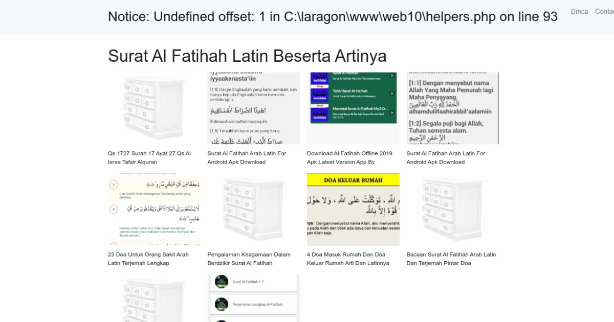 Surat Al Fatihah Latin Beserta Artinya