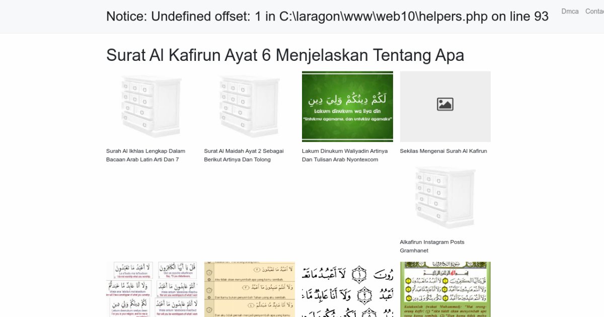 Surat Al Kafirun Ayat 6 Menjelaskan Tentang Apa