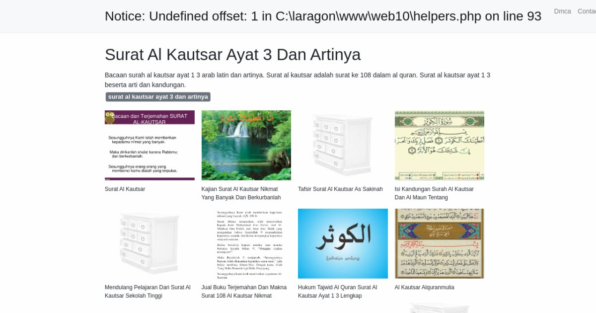 Surat Al Kautsar Ayat 3 Dan Artinya 3486