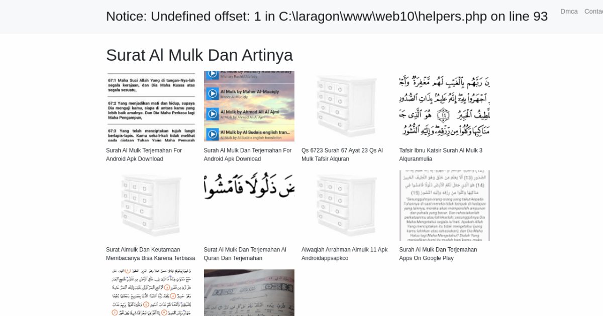 Surat Al Mulk Dan Artinya