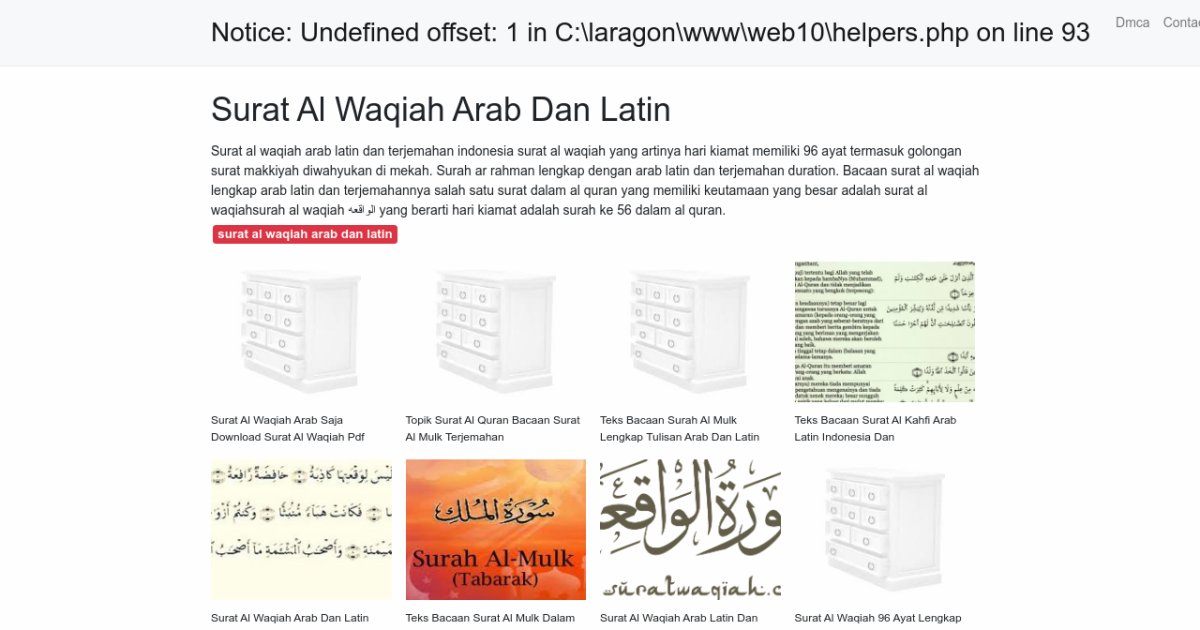 Surat Al Waqiah Arab Dan Latin