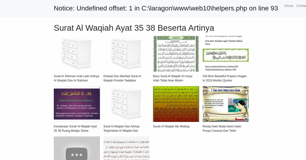 Surat Al Waqiah Ayat Beserta Artinya