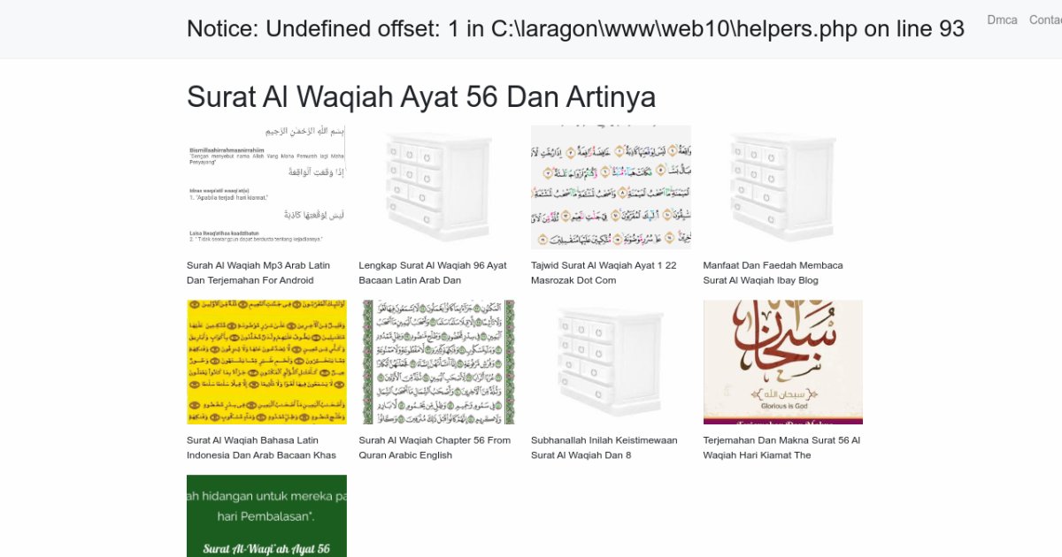 Surat Al Waqiah Ayat 56 Dan Artinya