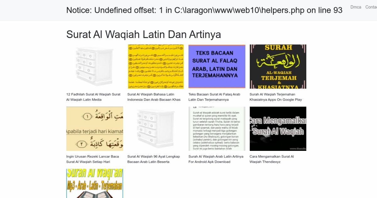 Surat Al Waqiah Latin Dan Artinya