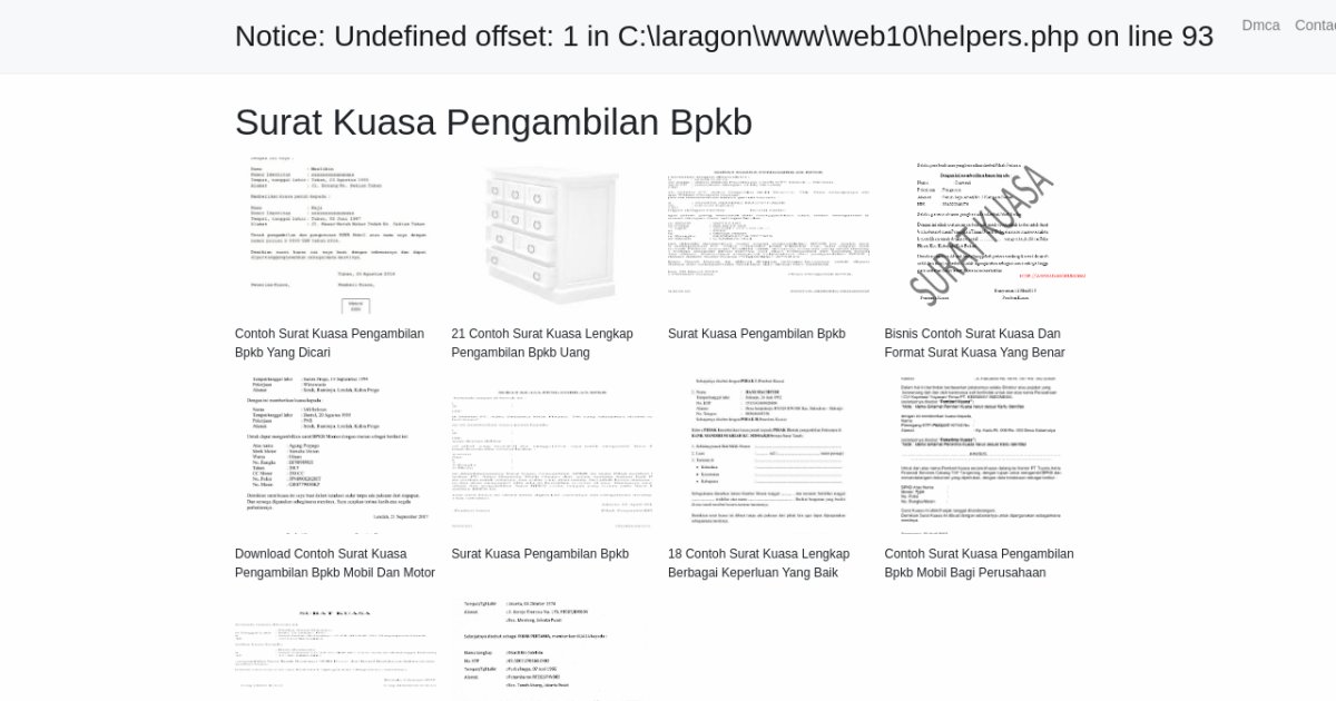 Surat Kuasa Pengambilan Bpkb