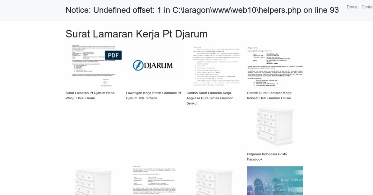 Surat Lamaran Kerja Pt Djarum