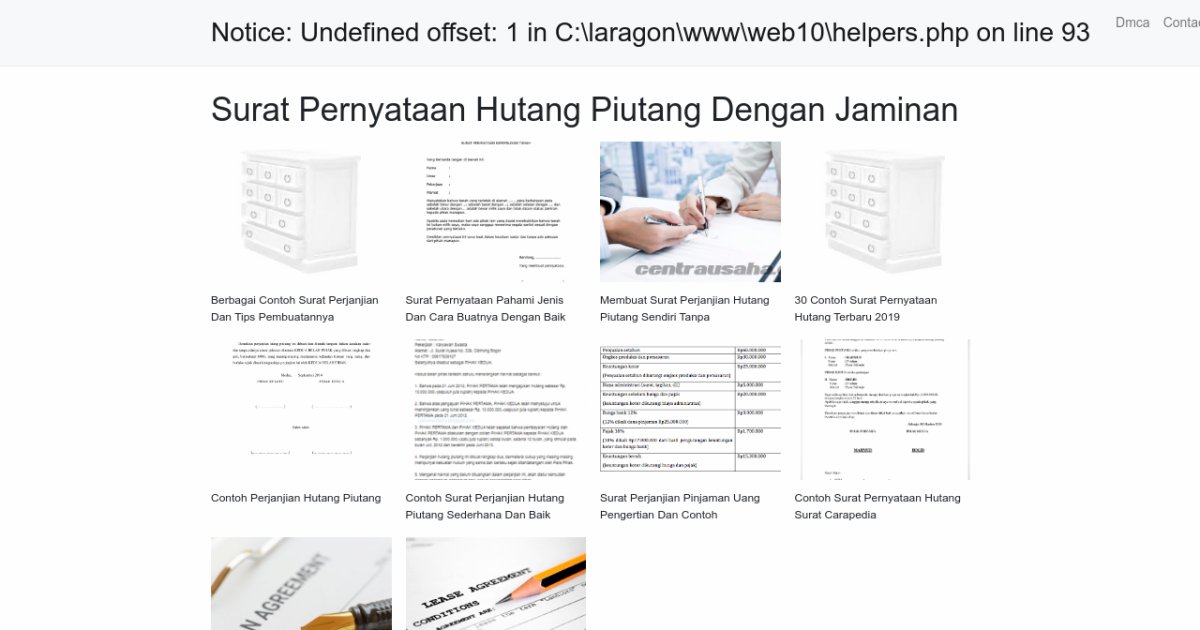 Surat Pernyataan Hutang Piutang Dengan Jaminan