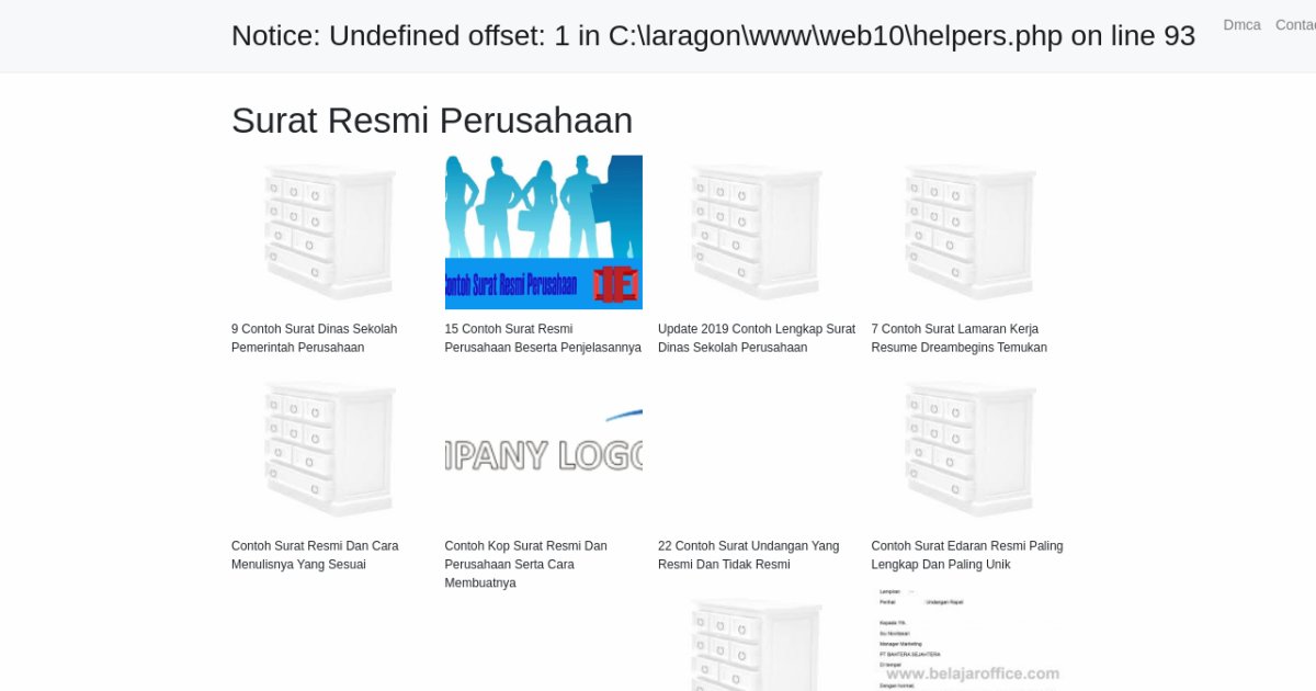 Surat Resmi Perusahaan