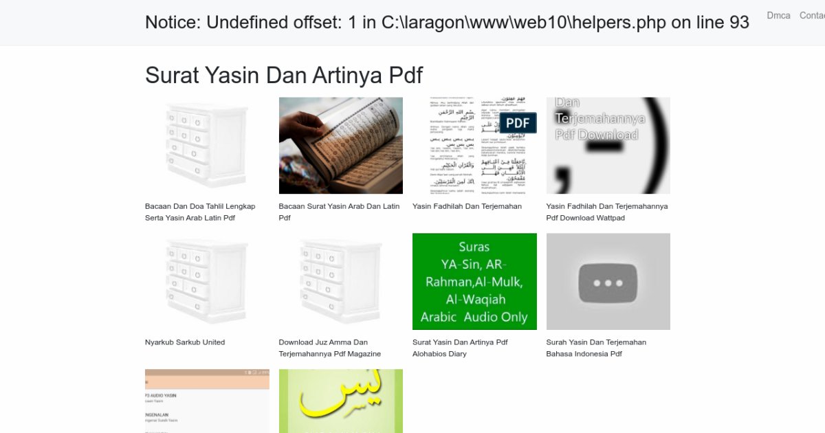 Surat Yasin Dan Artinya Pdf