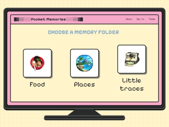 menu screenshot