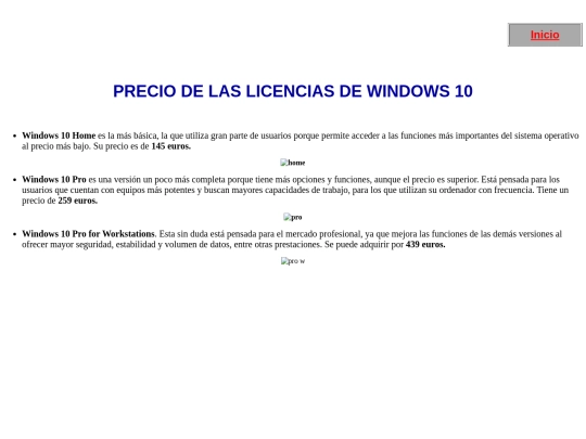 precio screenshot