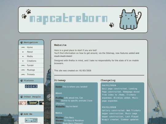 Website screenshot
