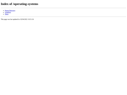 operating-systems screenshot
