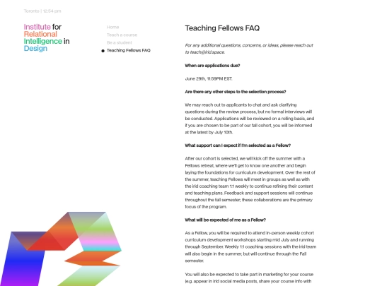 faq screenshot