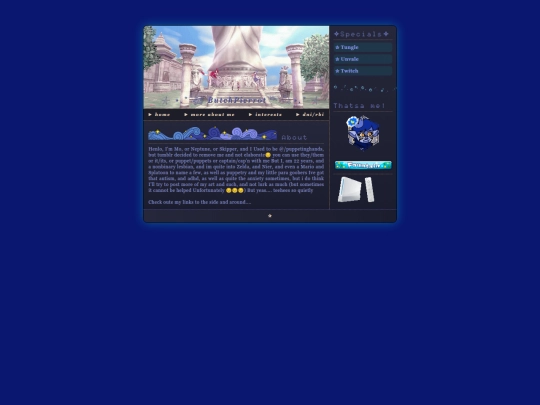 Website screenshot
