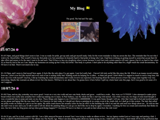 blog screenshot