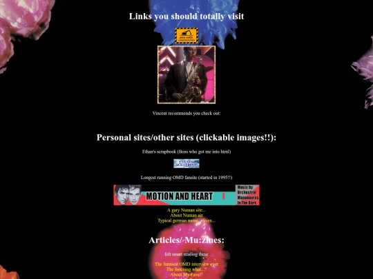 links screenshot