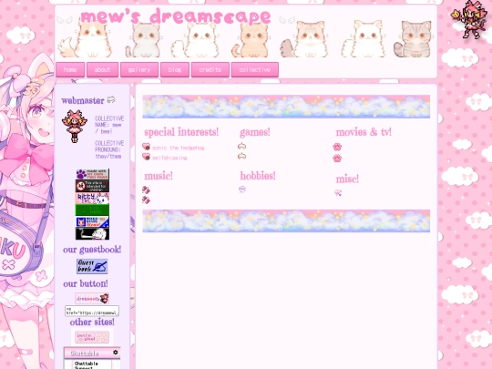 interests screenshot