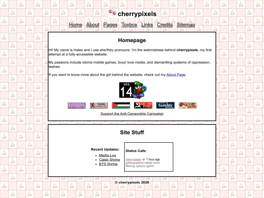 index screenshot