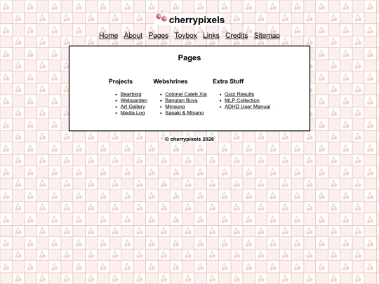 pages screenshot