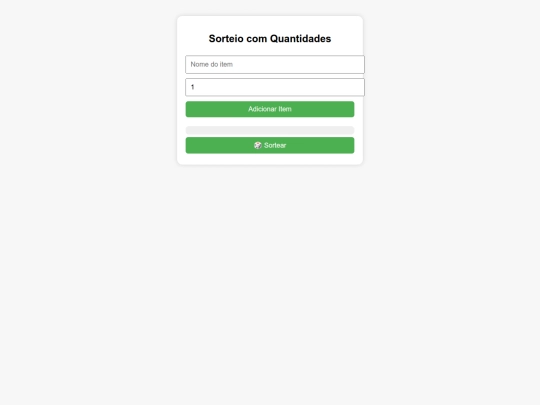 0/sorteio screenshot