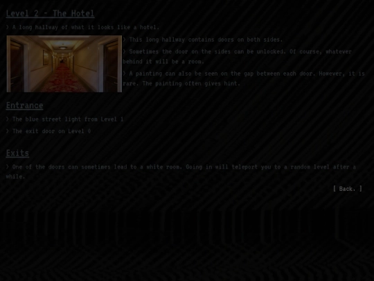 Others/Worlds/BackroomPages/LEVELS/Level2 screenshot