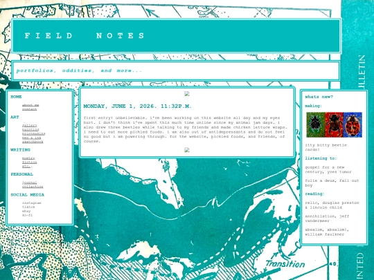 journal screenshot