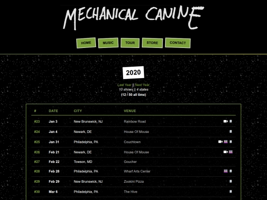 Website screenshot