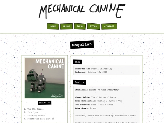 Website screenshot