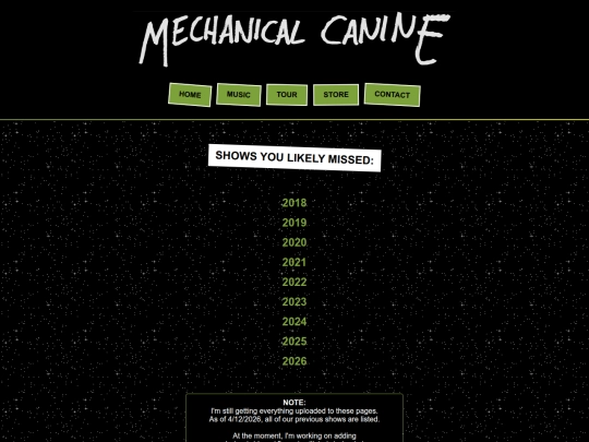 Website screenshot