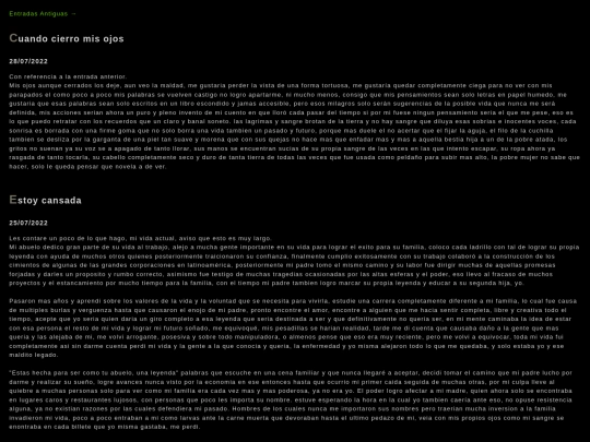 views/julioBlog screenshot