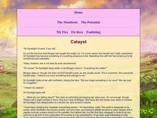 fics/Catalyst screenshot