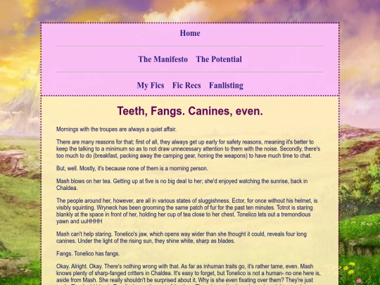 fics/Teeth-Fangs screenshot